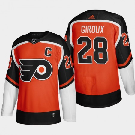 Philadelphia Flyers Dresy Claude Giroux 28 2020-21 Reverse Retro Authentic - Pánské Philadelphia Flyers Dresy Claude Giroux 28 2020-21 Reverse Retro Authentic - Pánské